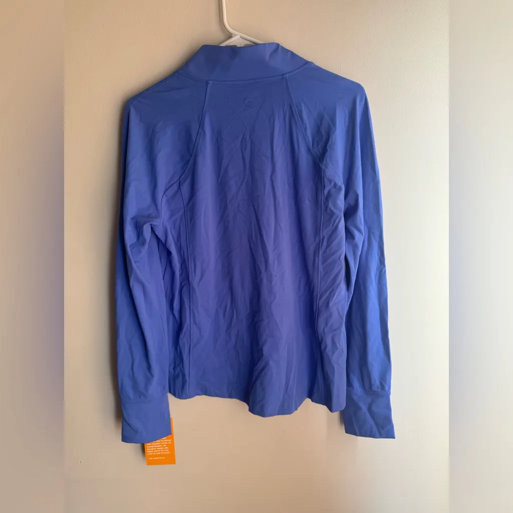 Avia  Vibrant Blue Full Zip Jacket Pockets Size Large NWT - Image 11