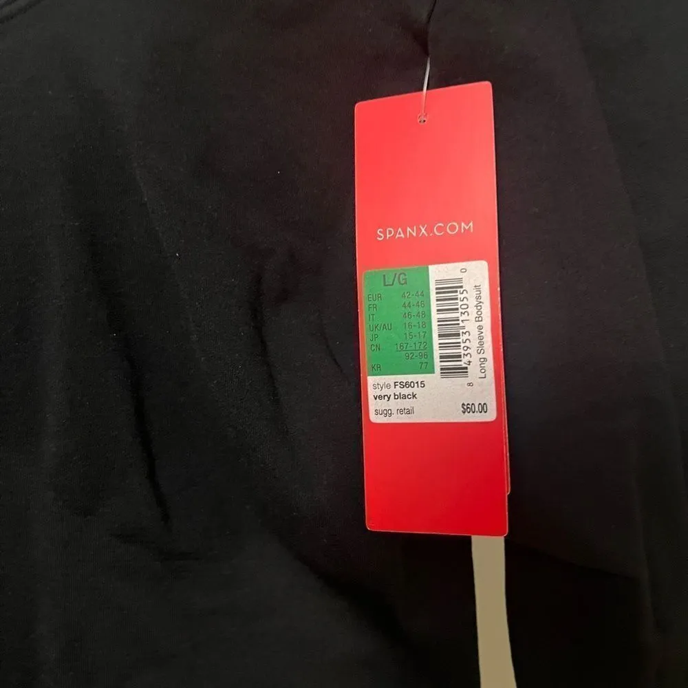 NWT - Spanx Base Body Suit Black L - Image 3