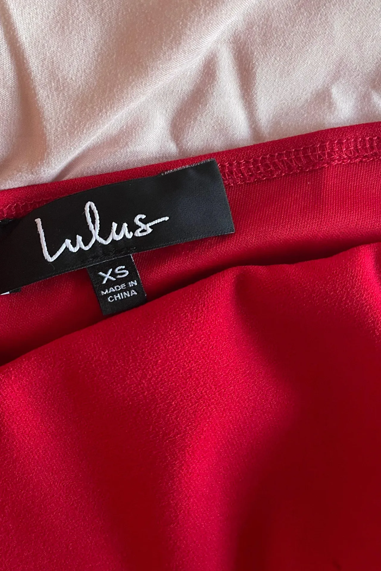 Red Off The Shoulder Dress - Image 3