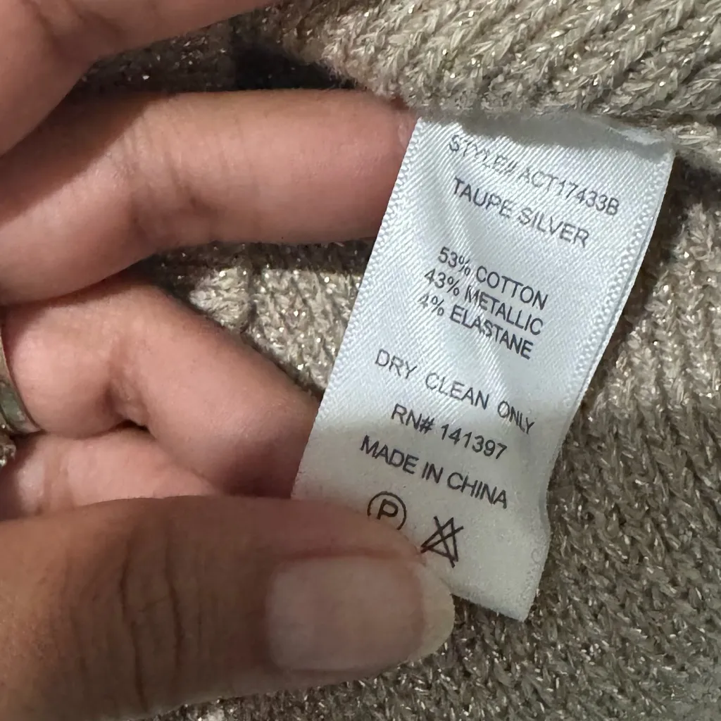 Astr Off-the-Shoulder Tan Sweater - Image 6