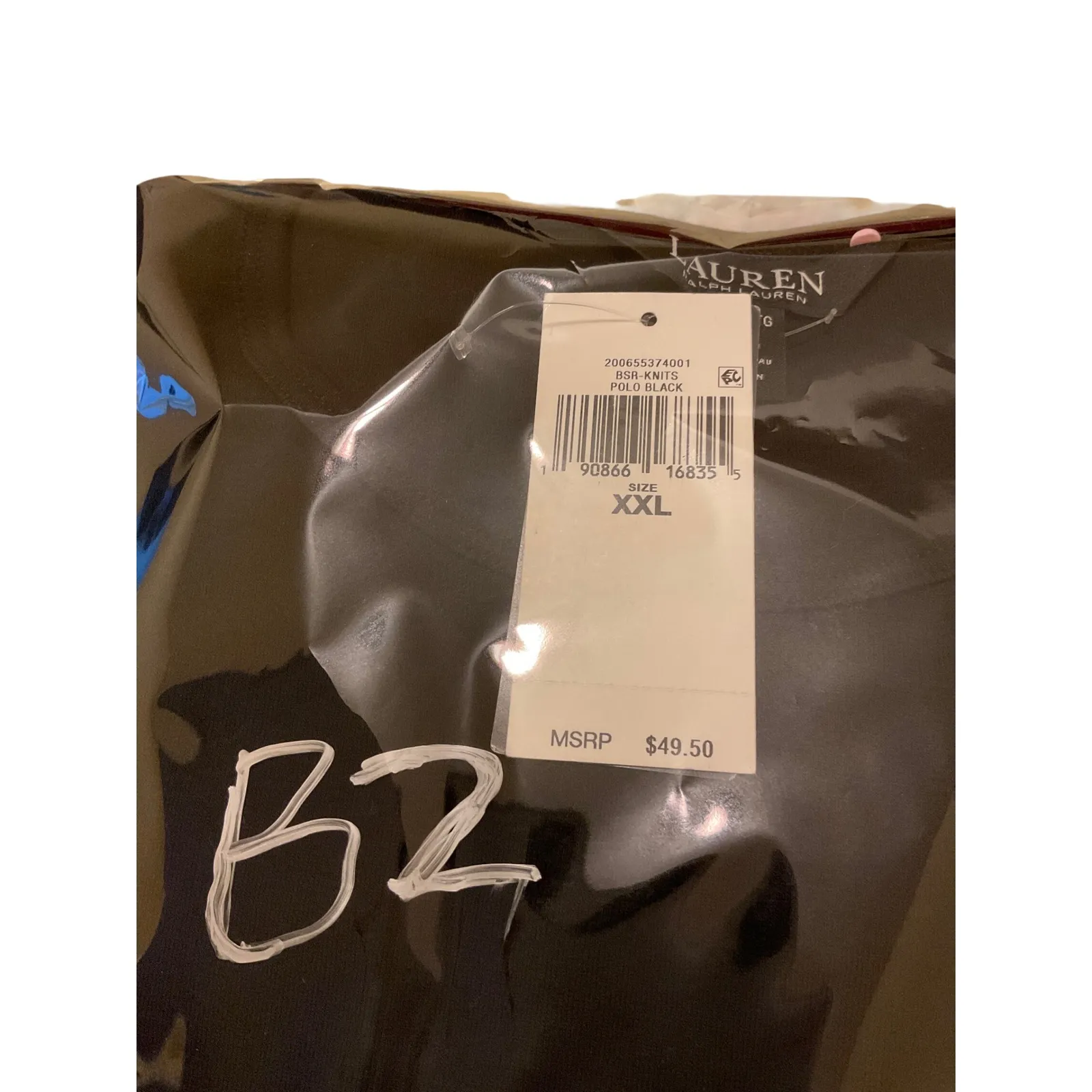 Lauren Ralph Lauren  Black Short Sleeve Crew Neck T Shirt Top XXL with  flaw - Image 11