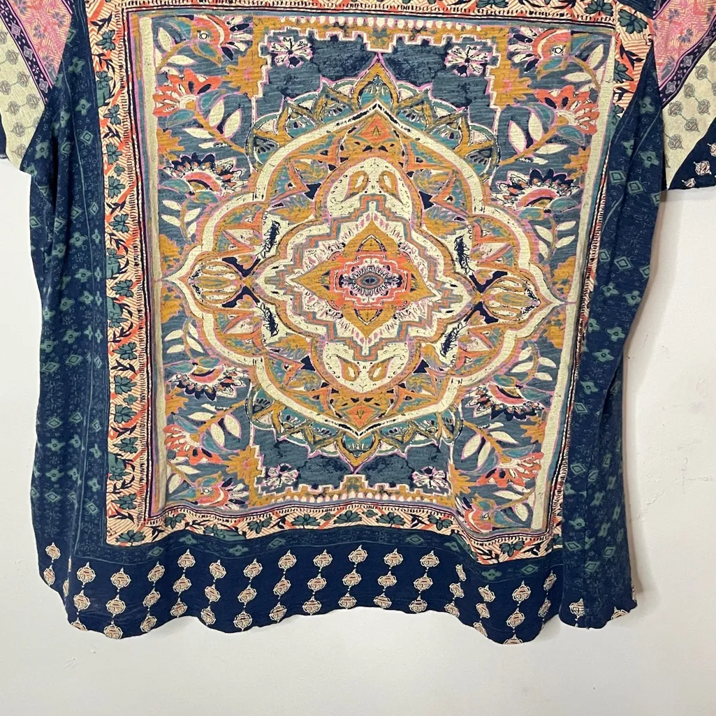 LUCKY BRAND Boho Persian Carpet Tee, 2X - Image 8