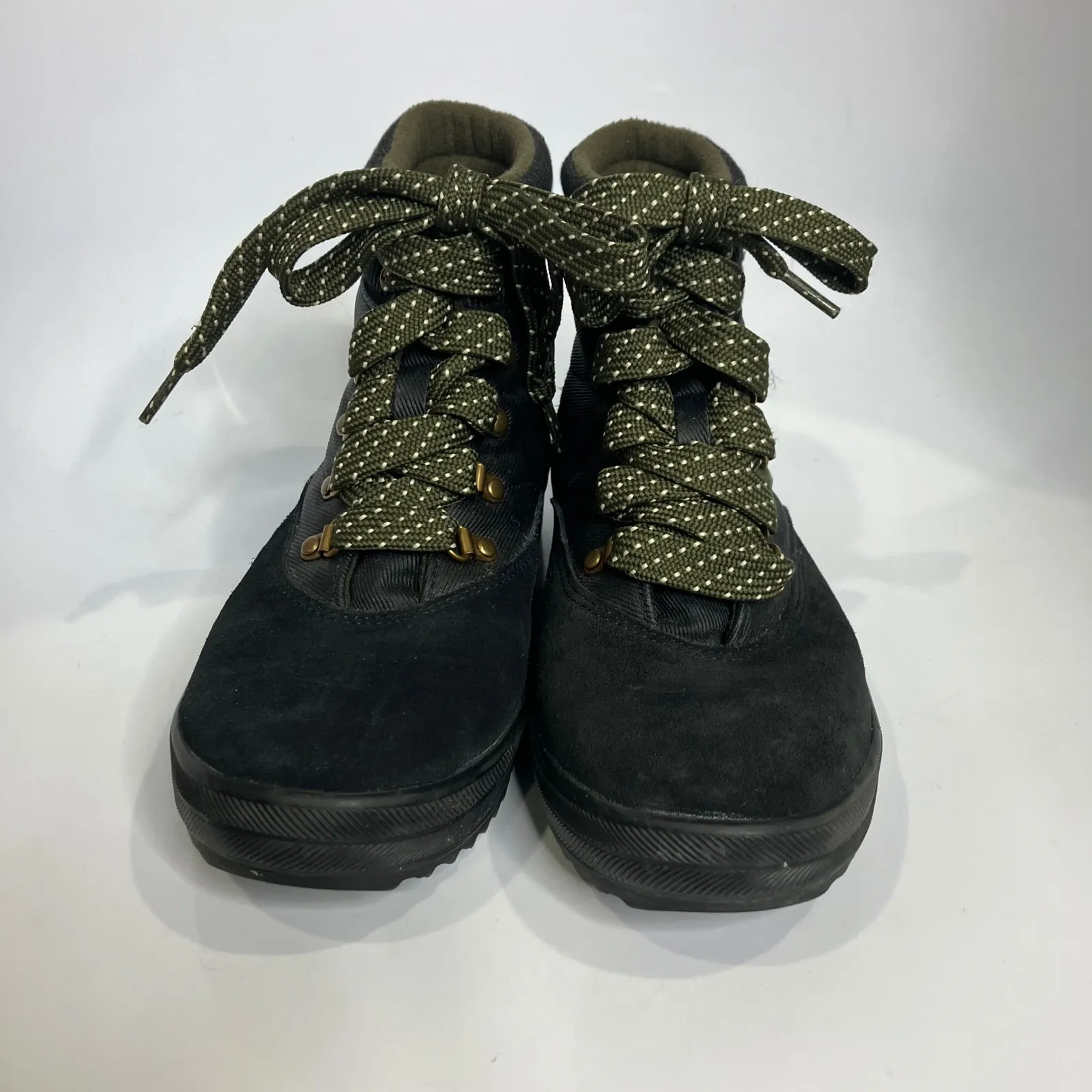 Keds Camp Boot black lace up boots waterproof womens size 9 modern winter casual - Image 3