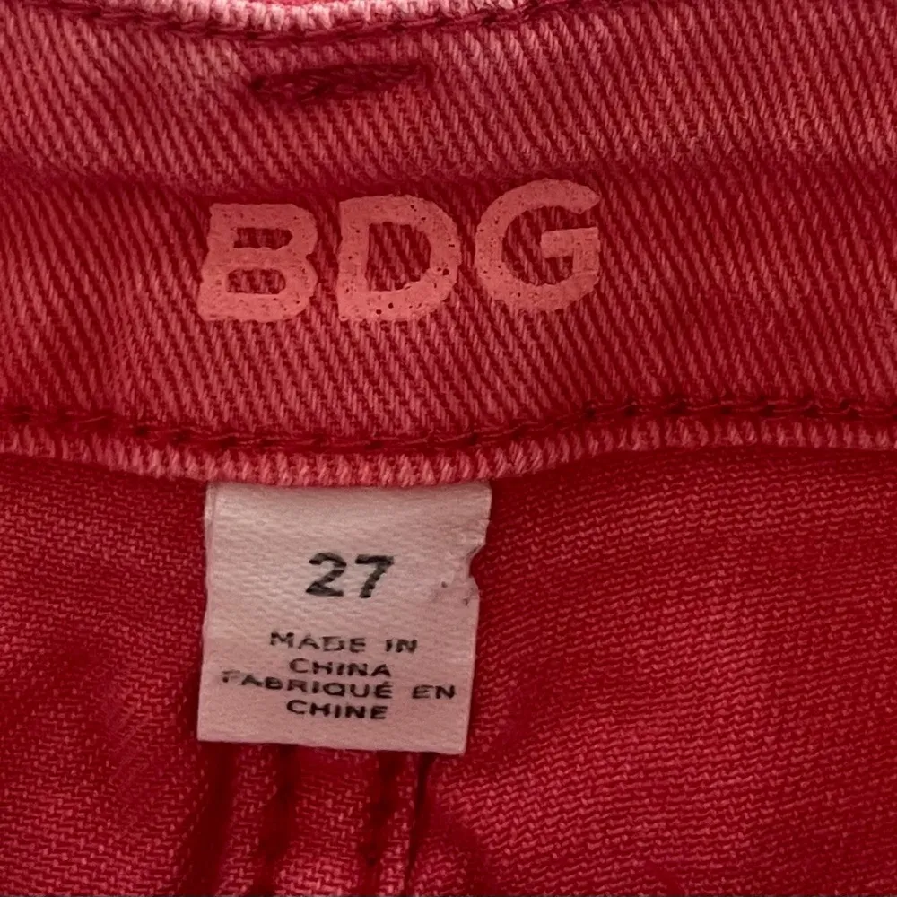 BDG Pink Salmon High Waist Shorts Size 27 - Image 3