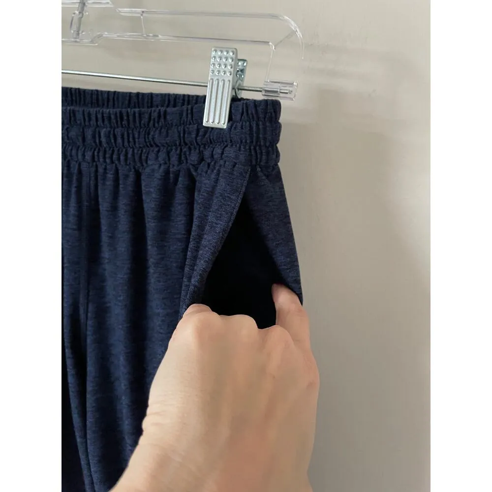 Outdoor Voices Soft CloudKnit Workout Lounge Joggers Sweatpants Navy Blue XS - Image 4