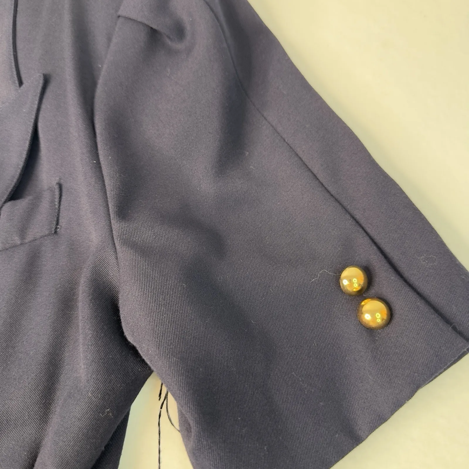 Kasper Short Sleeve Navy Double Breasted‎ Tuxedo Secretary Sheath Vintage 80s - Image 8