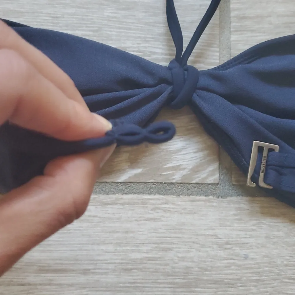 Hollister Bandeau String Bikini Top With Ruffle - Image 6