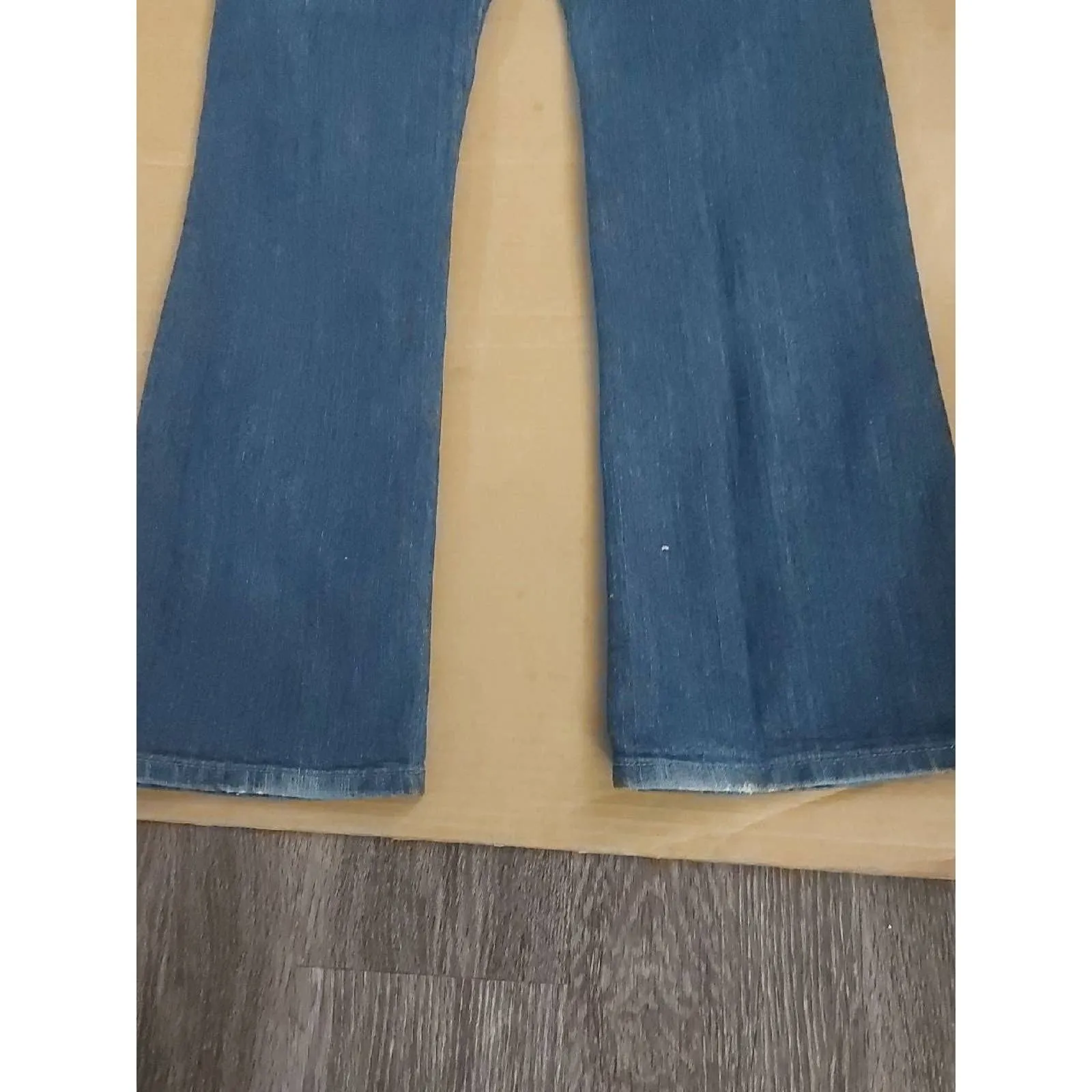 Salt Works New York City Medium Rise Denim Bootcut Jeans 4P Classic Casual Boho Blue Size 4 - Image 9