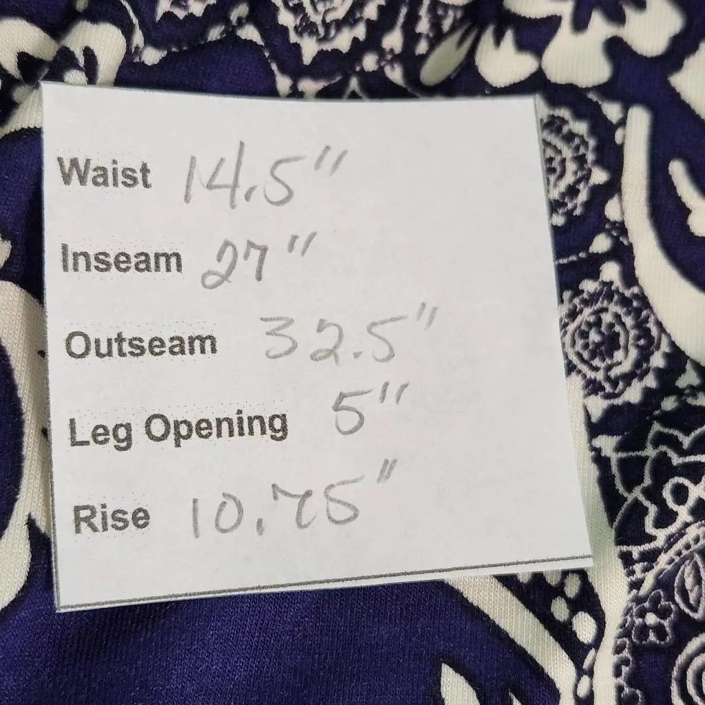 Michael Lauren Blue and White Joggers Size Small NWT Pablo Pant with Shirring - Image 11