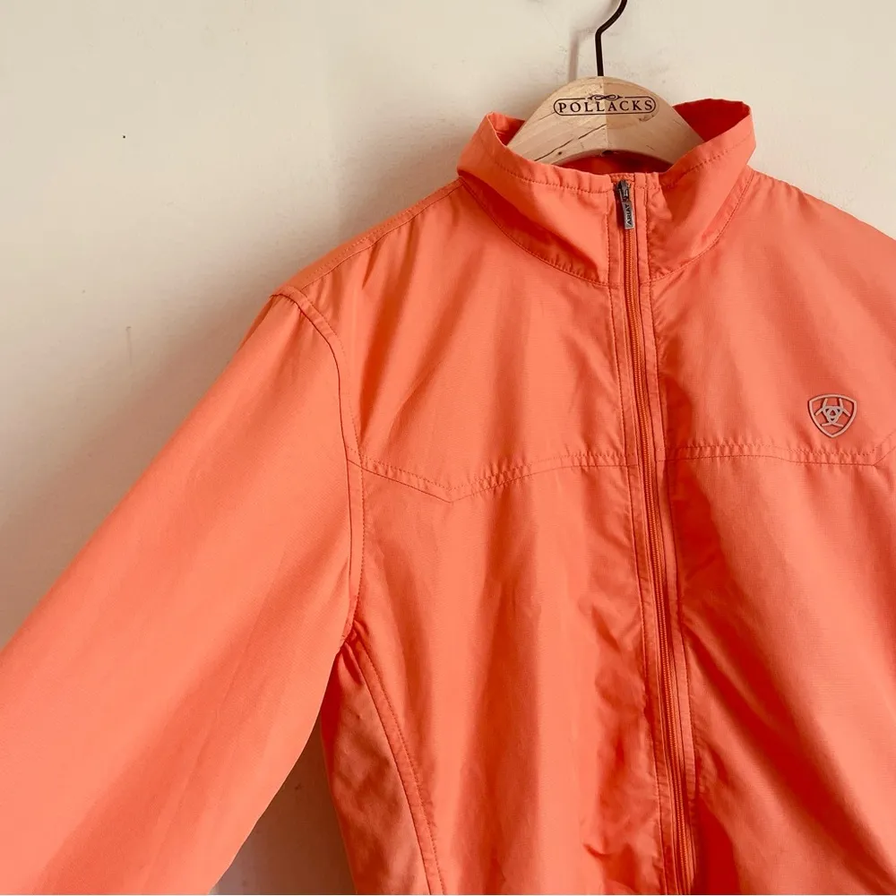 Ariat Ideal Windbreaker Jacket Coral size S New Without Tags - Image 4