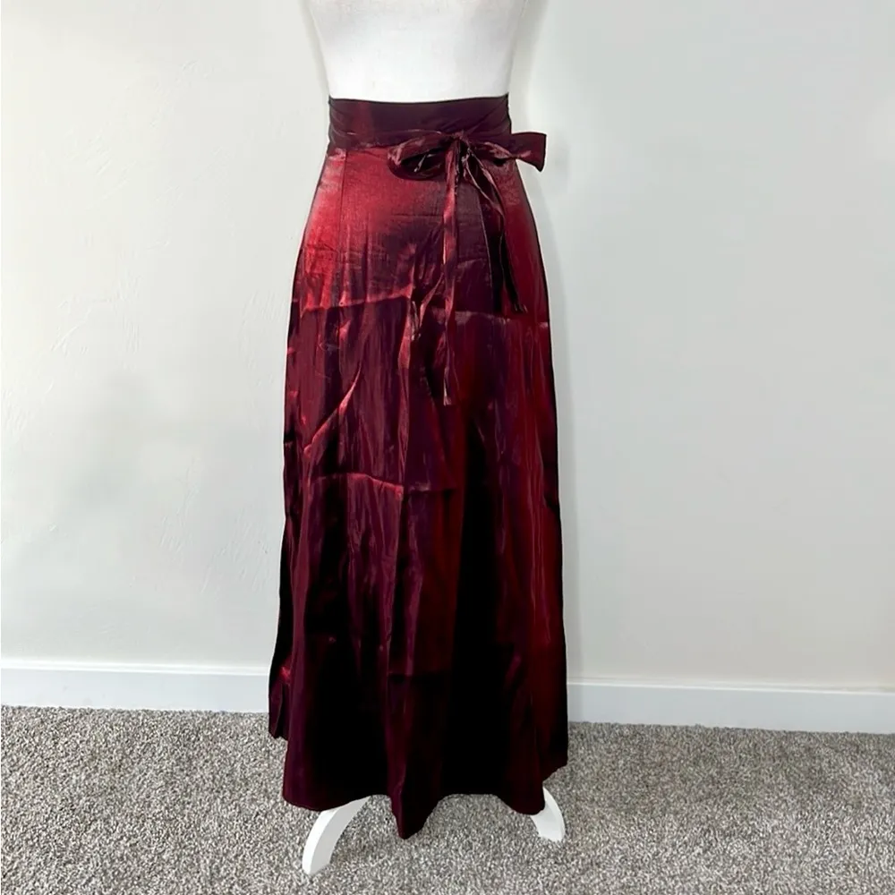 Vintage 90s Formal Skirt Red Size XS - Image 8