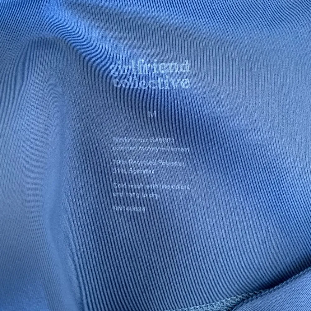 NWT Girlfriend Collective High Waist Capri Leggings in Monarch Blue - Image 9