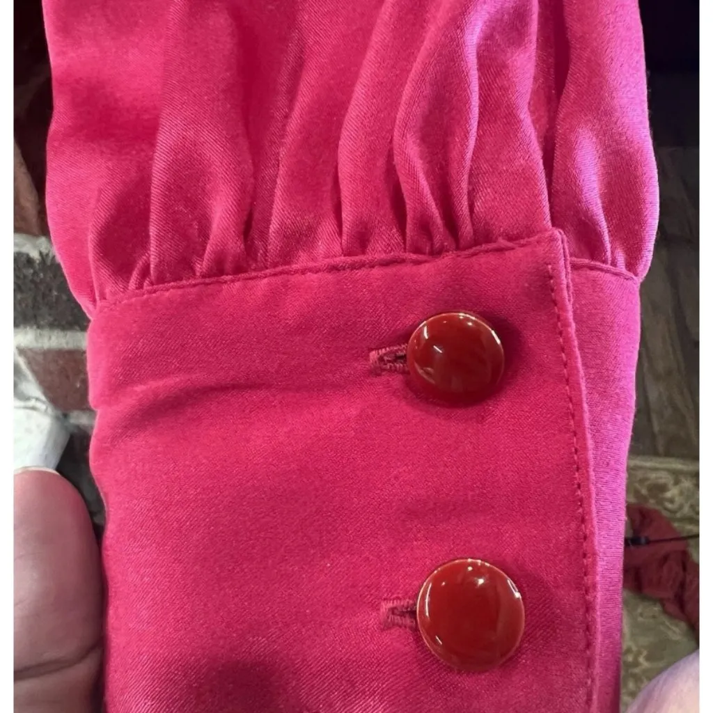 NWT House of Harlow 1960 X Revolve Lotta Dress XS Pink Red Colorblock - Image 14