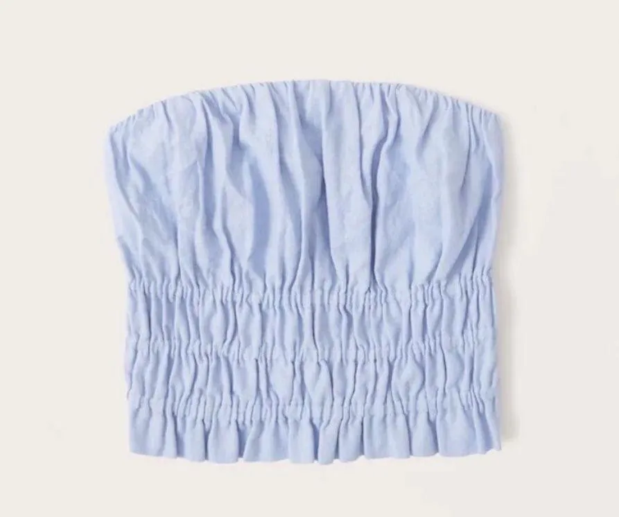 linen blend Ruched top - Image 9