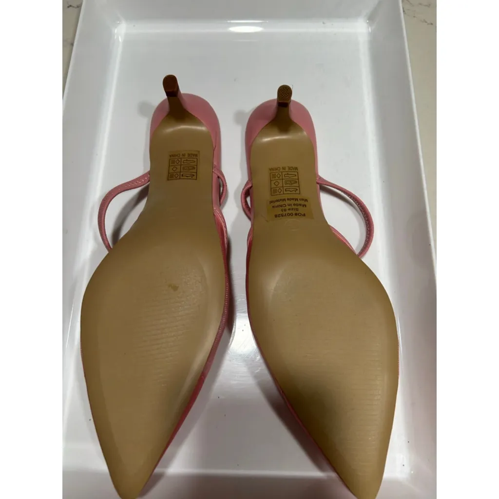 NEW Journee ALLANA POINTED TOE KITTEN HEELS IN MESH Shoes 8.5 $90 - Image 4