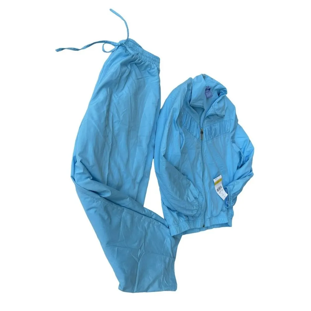 NWT Vintage 80's Koret Sport Tracksuit Medium Blue Windbreaker Joggers R… Size undefined - Image 4