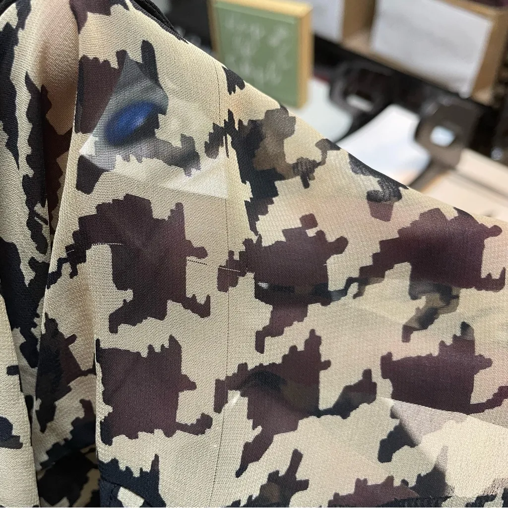 Forever 21+ 2X Black and Tan Houndstooth Sleeveless Midi Dress Church Career - Image 8