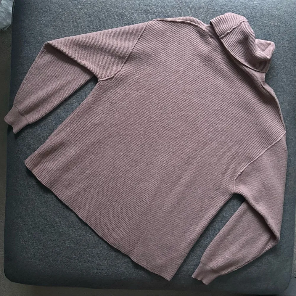 Free People Softly Structured Turtleneck Tunic Sweater Small - Image 7