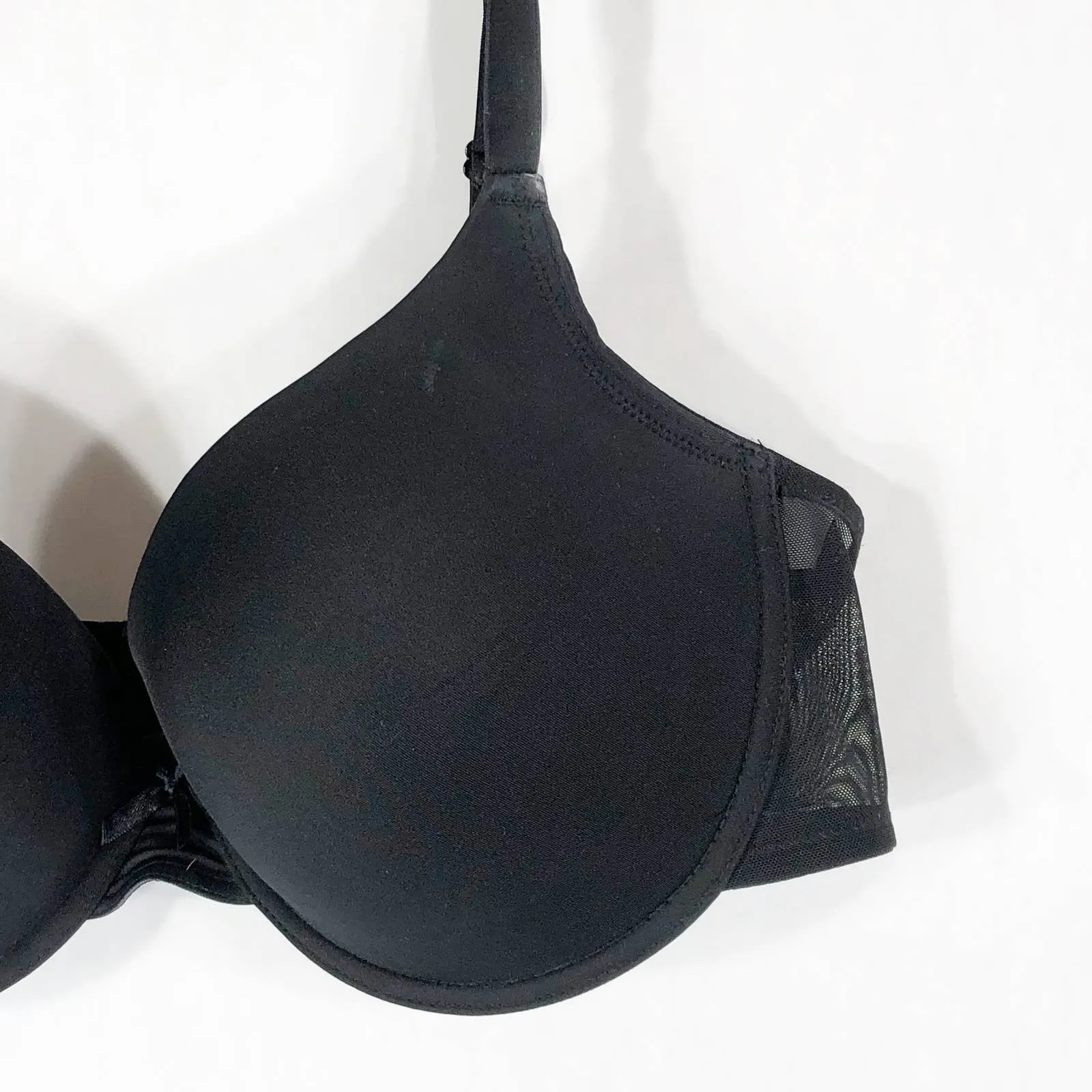 Adrienne Vittadini 42D Bra Black Underwire Support Stretch‎ Plus Unpadded 828 - Image 4