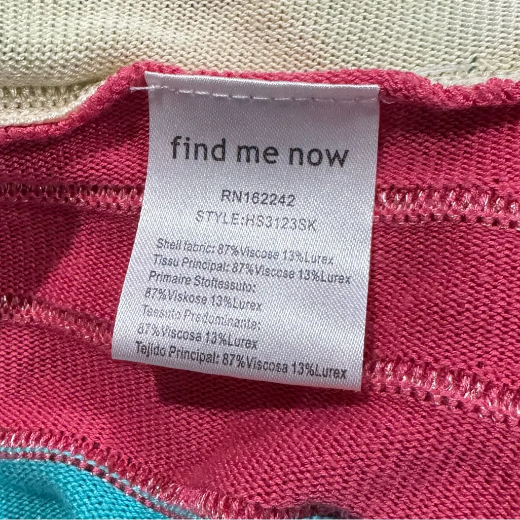 Anthropologie Find Me Now Striped Knit Maxi Skirt Women’s Small - Image 3