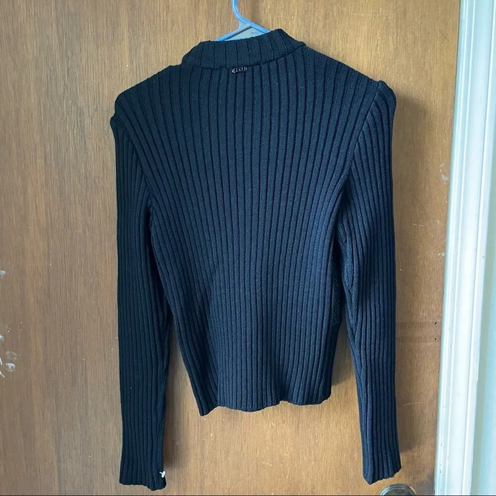 St John black knit zip up - Image 12