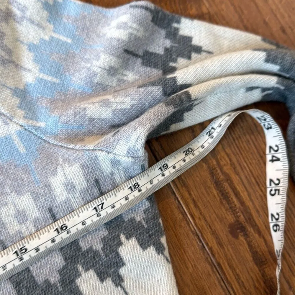 Icelandic Design 100% merino wool fairisle mock neck sweater tunic Gray - Image 11