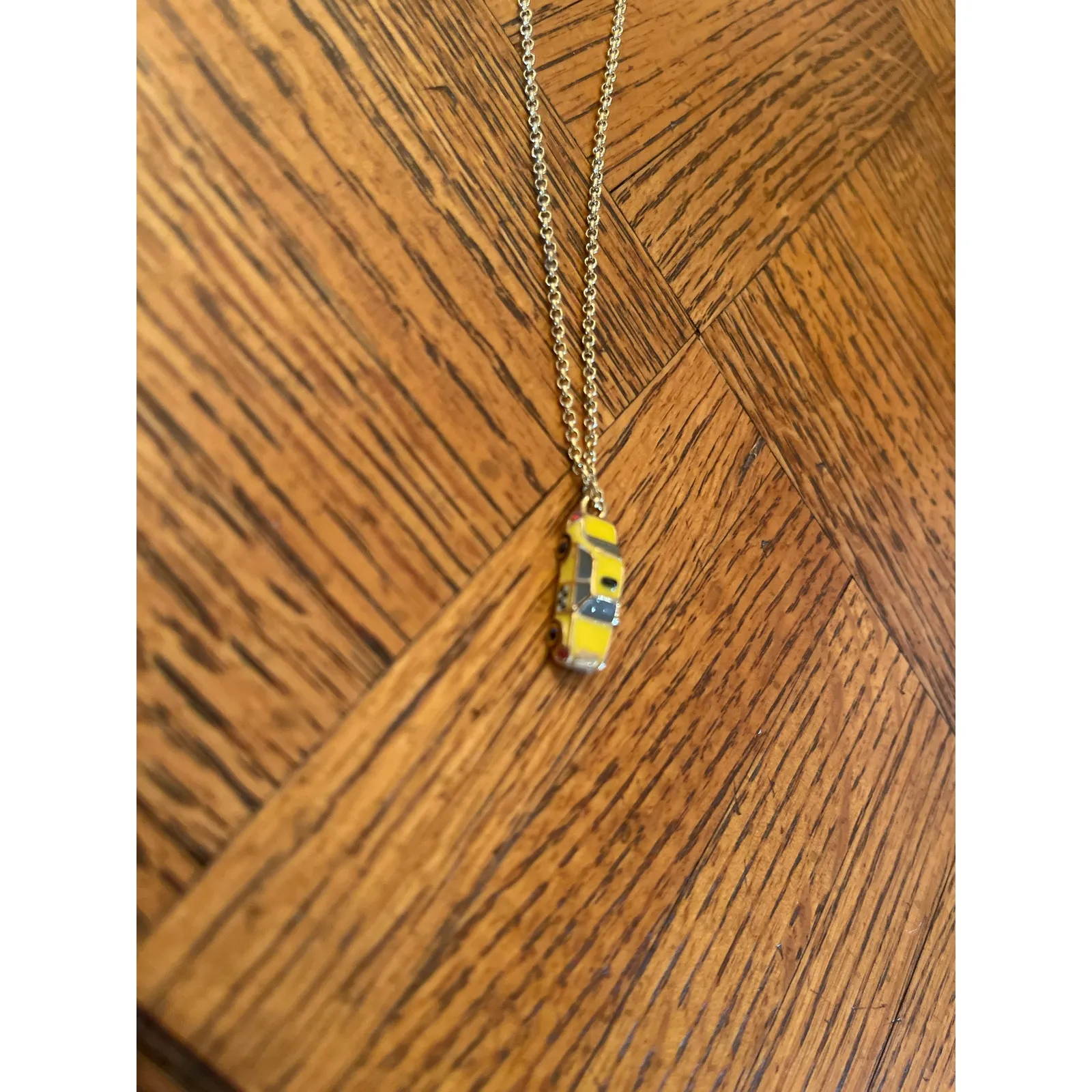Kate Spade Taxi charm necklace - Image 2