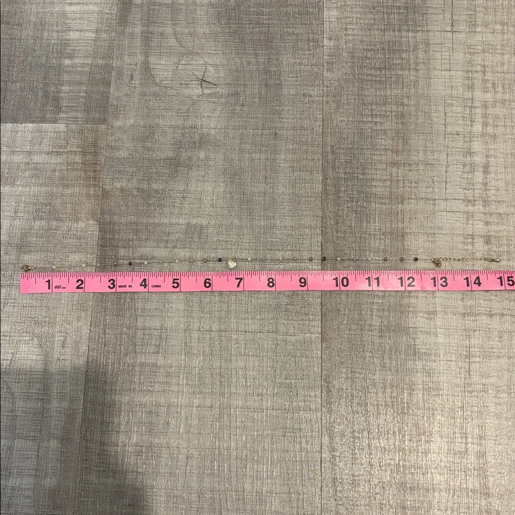 Beaded heart necklace - Image 4