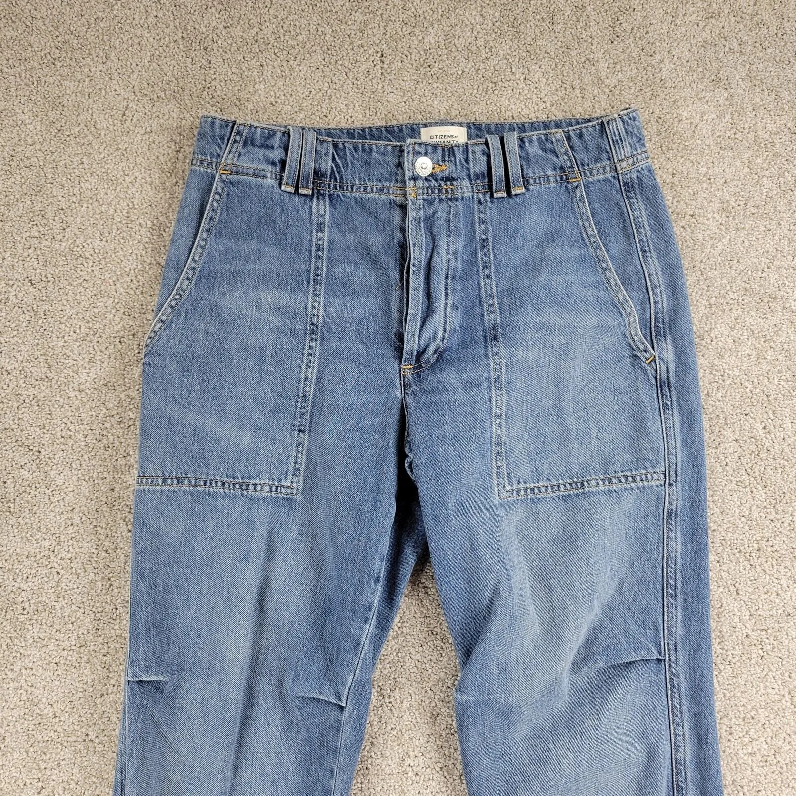 Citizens of Humanity Agni Utility Trouser Jeans Womens 27 Blue Organic - Image 14