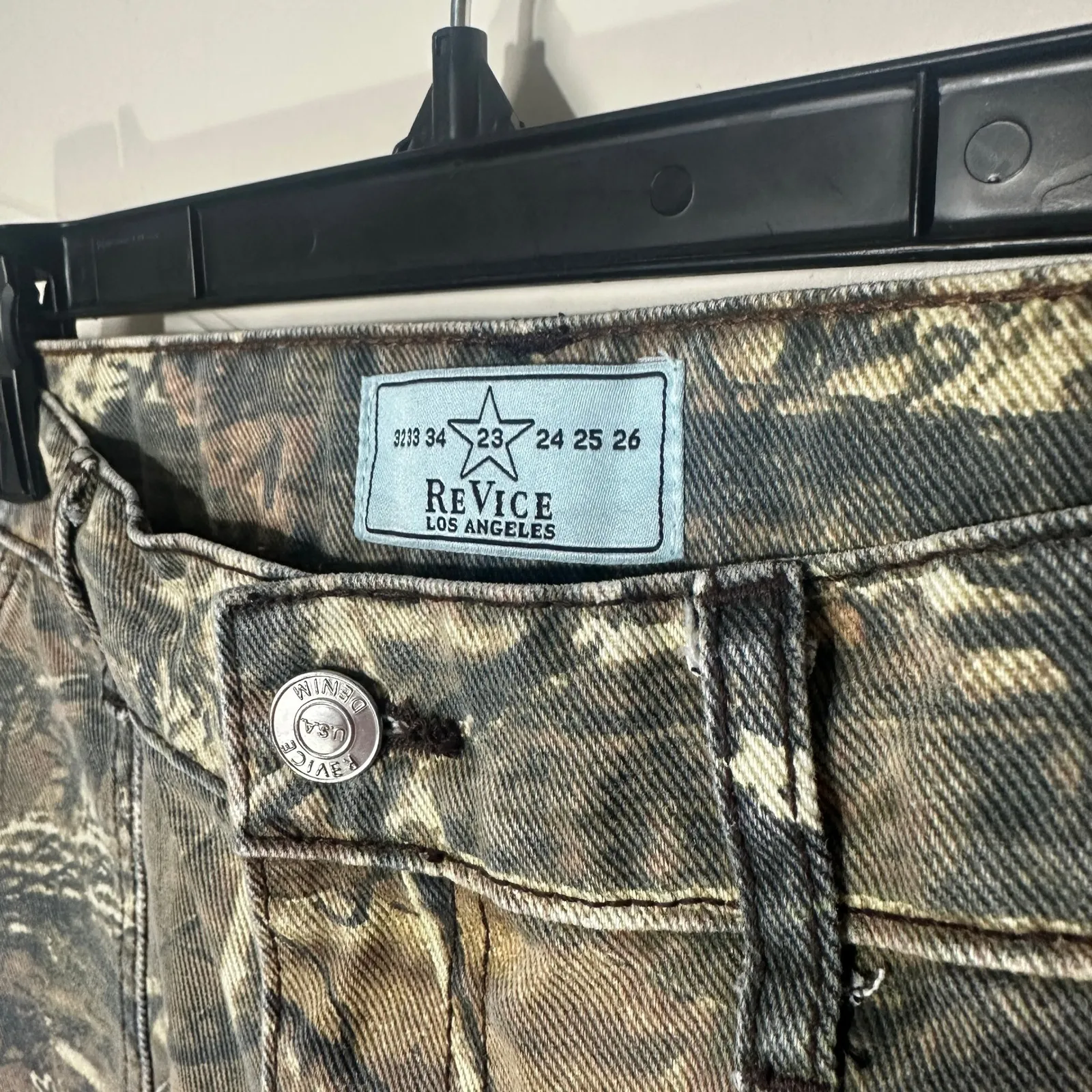 NEW Revice Los Angeles Realtree Camo Amelia Oakland Cargo Pant Baggy Loose 23 - Image 2