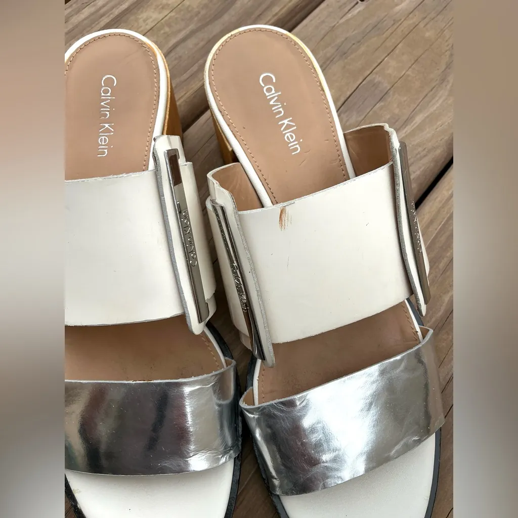 Elegant leather slip in sandals 🌷🌷 - Image 8