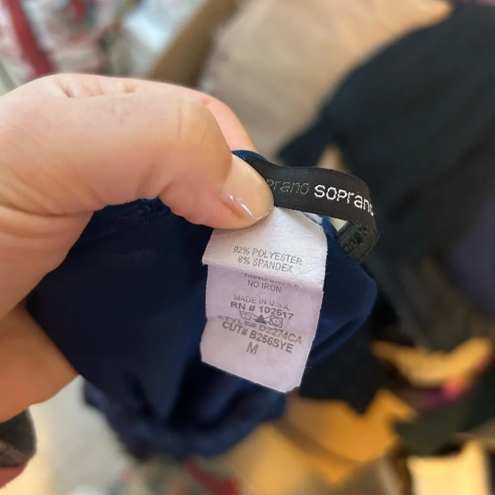 Soprano Blue Lace Pleated Cap Sleeve Dress - Image 3