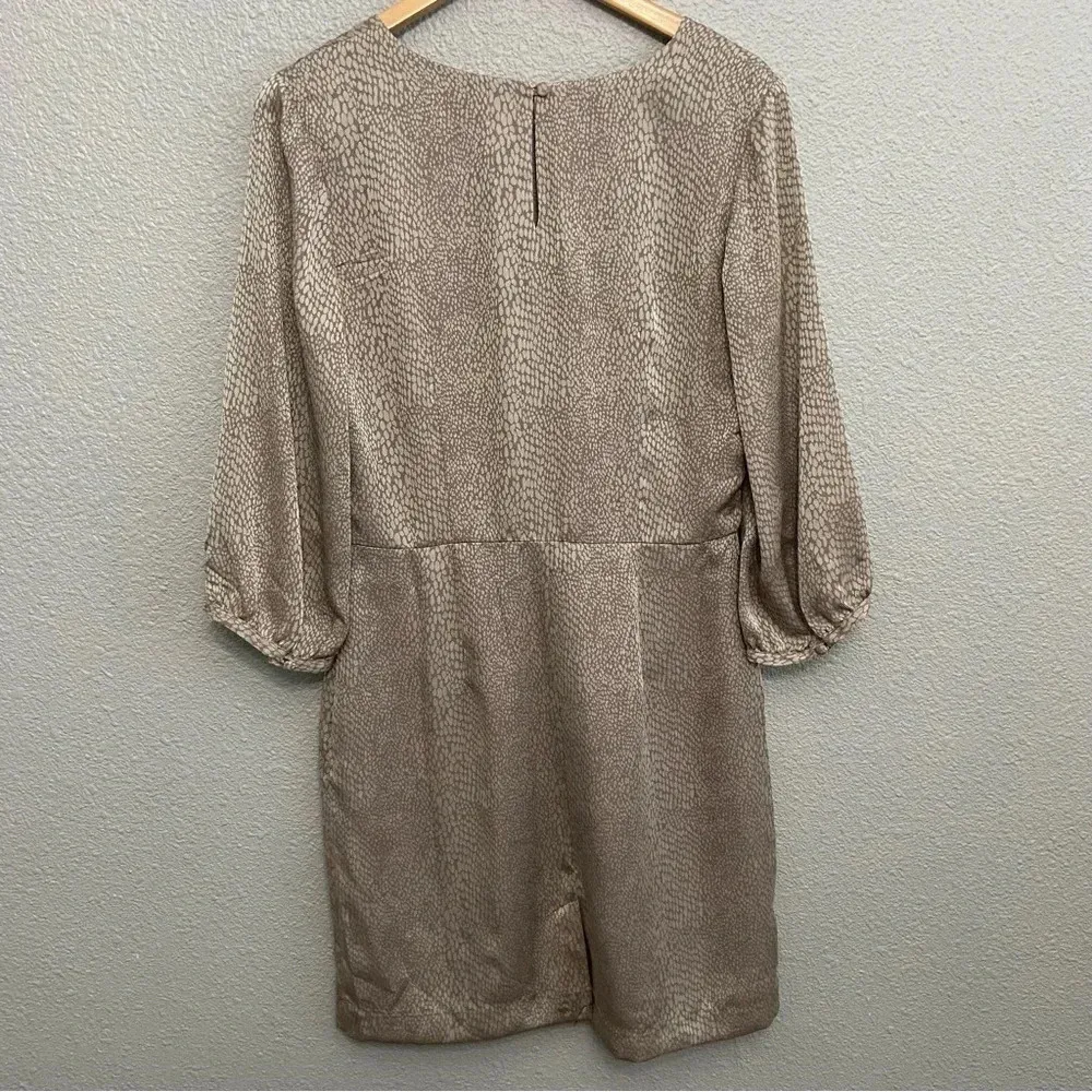 Banana‎ Republic Animal Print Dress Size 10 - Image 4