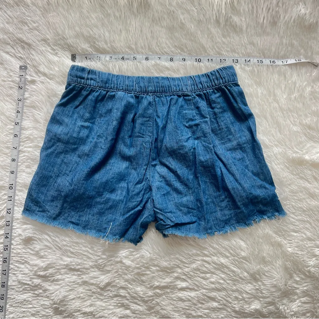 Madewell Women’s Blue Jean Shorts Relaxed Fit Elastic Waist - Image 6