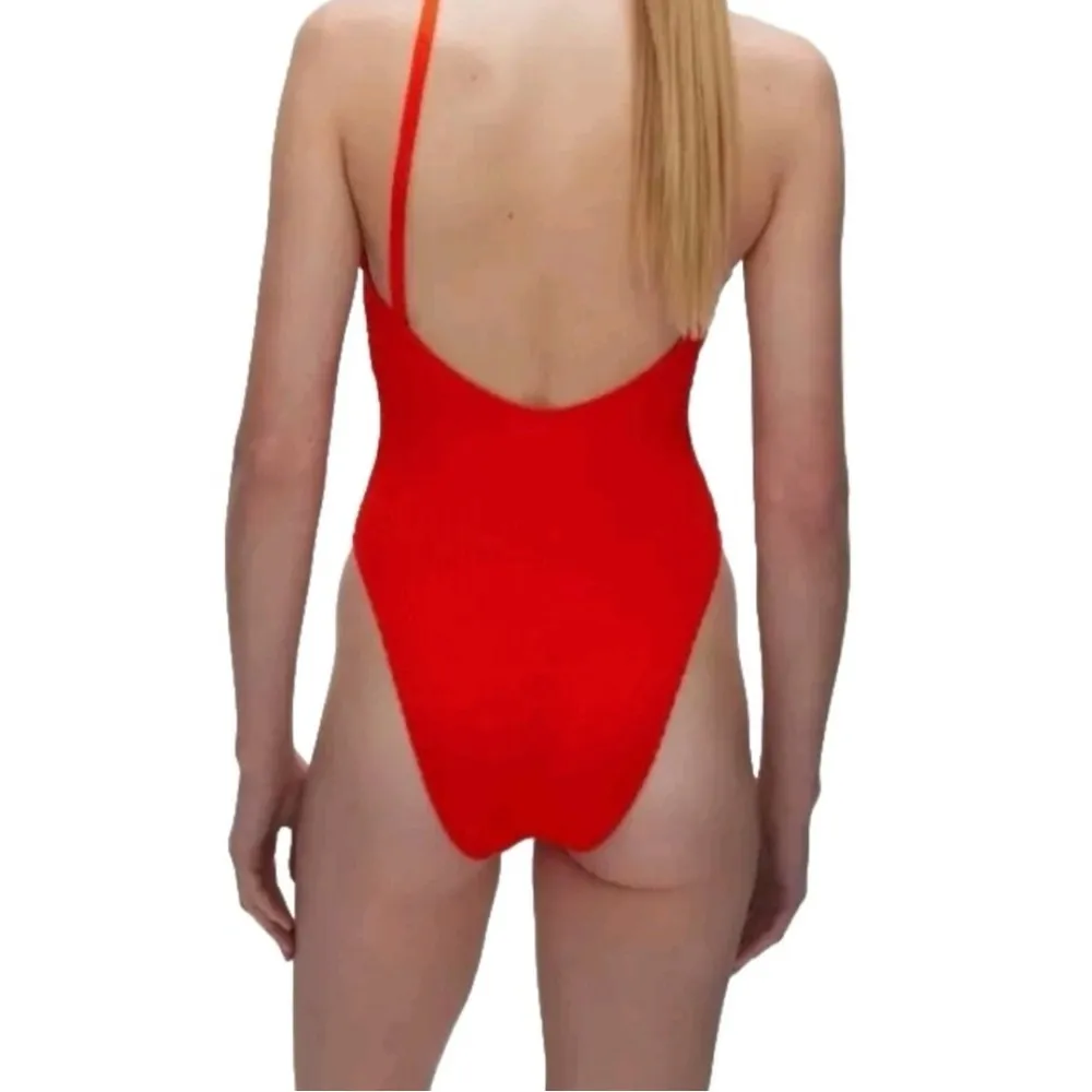 Good American Always Fits One-Piece Swimsuit in Bright Poppy Size XXS/XS 00/0 - Image 2