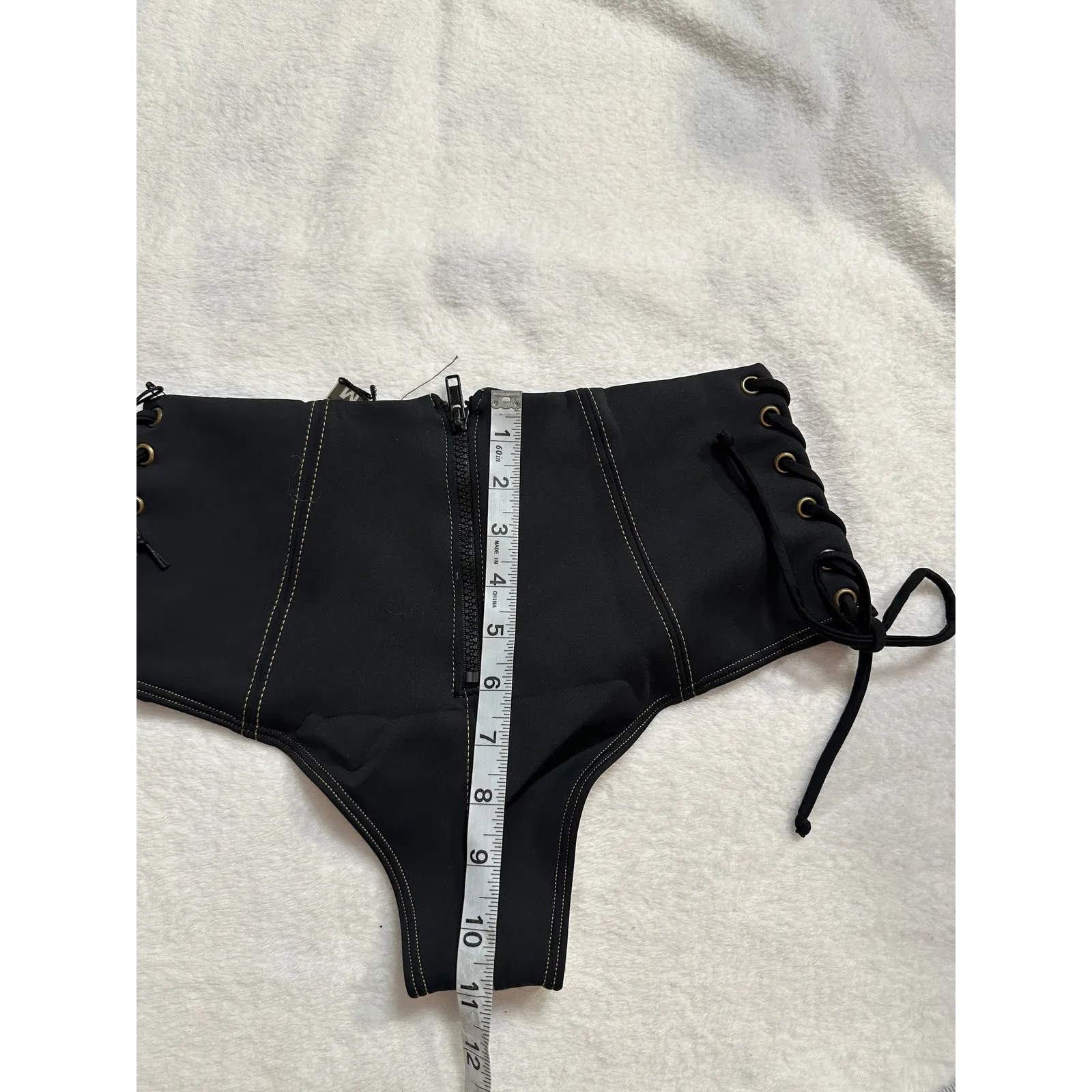 Pacific & Driftwood The Soft Machine Bikini Bottom Womans Medium NWT Black - Image 4