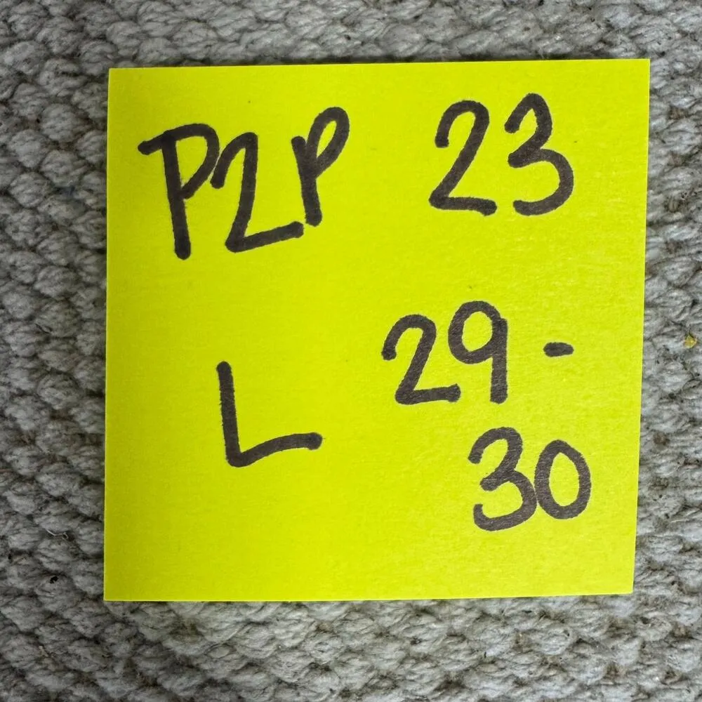 J. McLaughlin Top Women L Blue Stripe Collared Long Sleeve 100% Cotton Minimal - Image 4