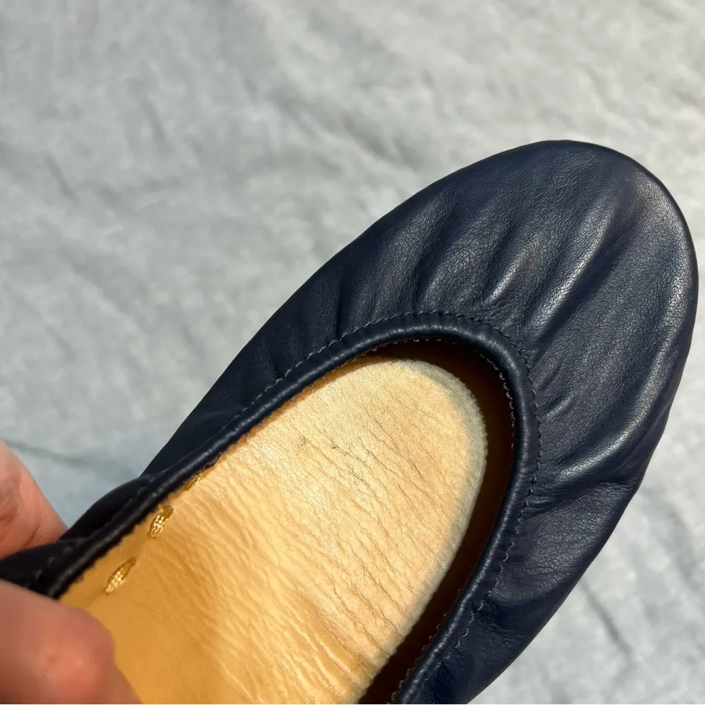 Tieks by Gavrieli Classic California Navy Ballet Flats Size 10 Travel Packable - Image 7