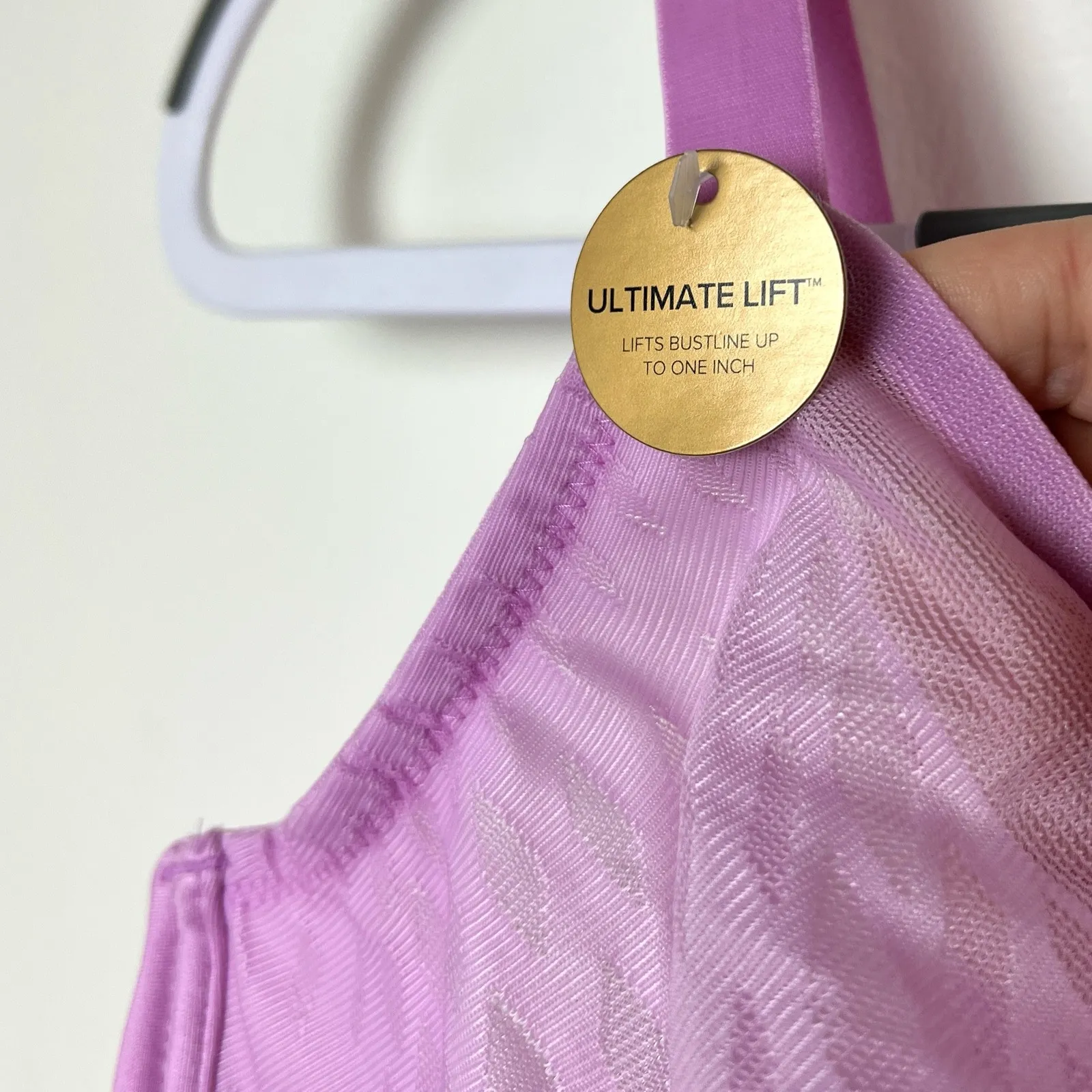 Wacoal 40C Elevated Allure Underwire‎ Bra Lift Full Coverage Pink Purple NWT - Image 3