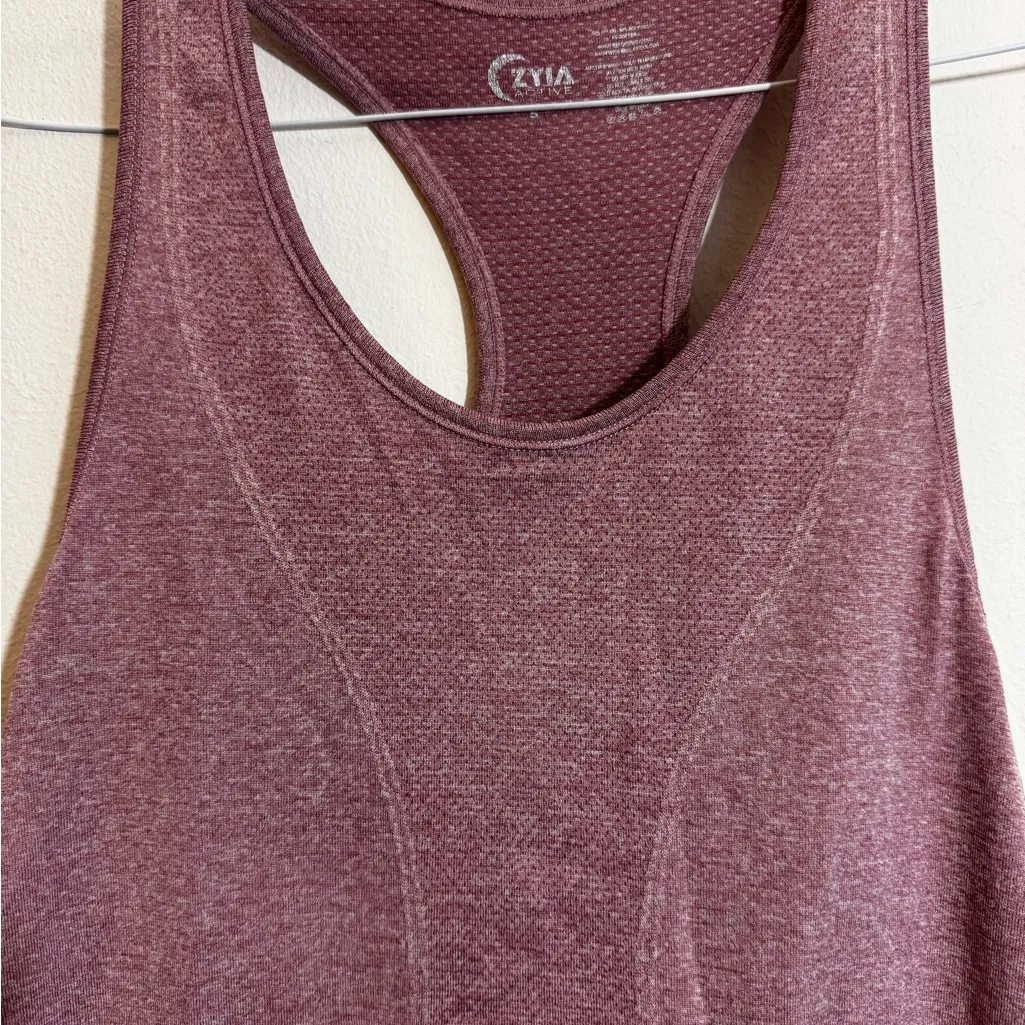 Ziya Activewear Pink/Purple Copper Charged Racerback Tank Top Sz S NWOT - Image 3