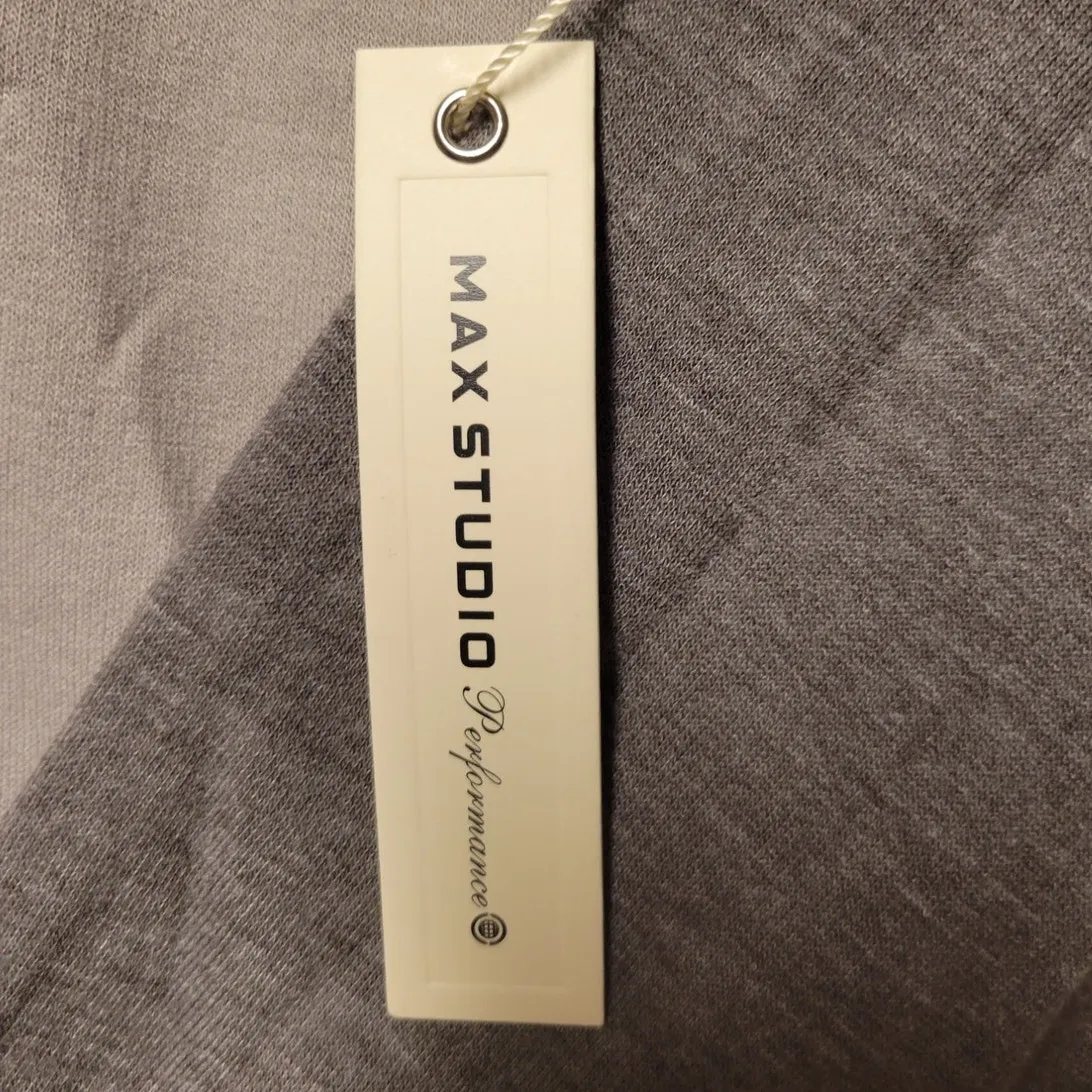 NWT Max Studio Performance Sonoran Tunic‎ Women's Size L Color Block Side Slits Size L - Image 2