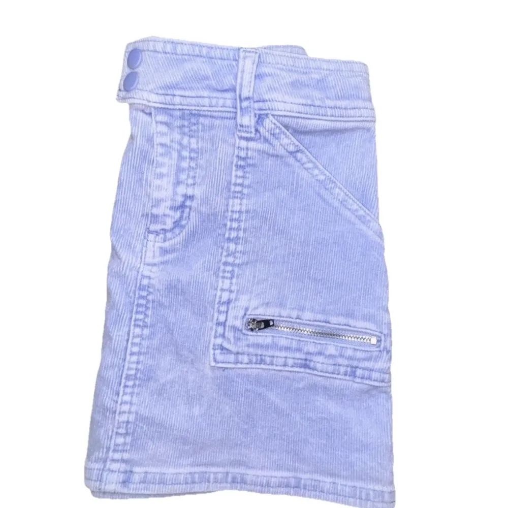 Forever2 Mid Rise Corduroy A-Line Skirt-Juniors 11/12 Blue - Image 7