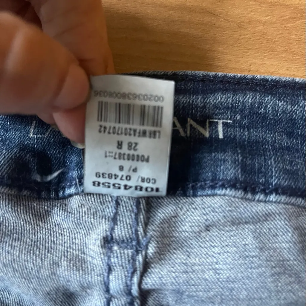 Lane Bryant distressed ankle skinny jeans Fringe Boho Plus size 28R - Image 7