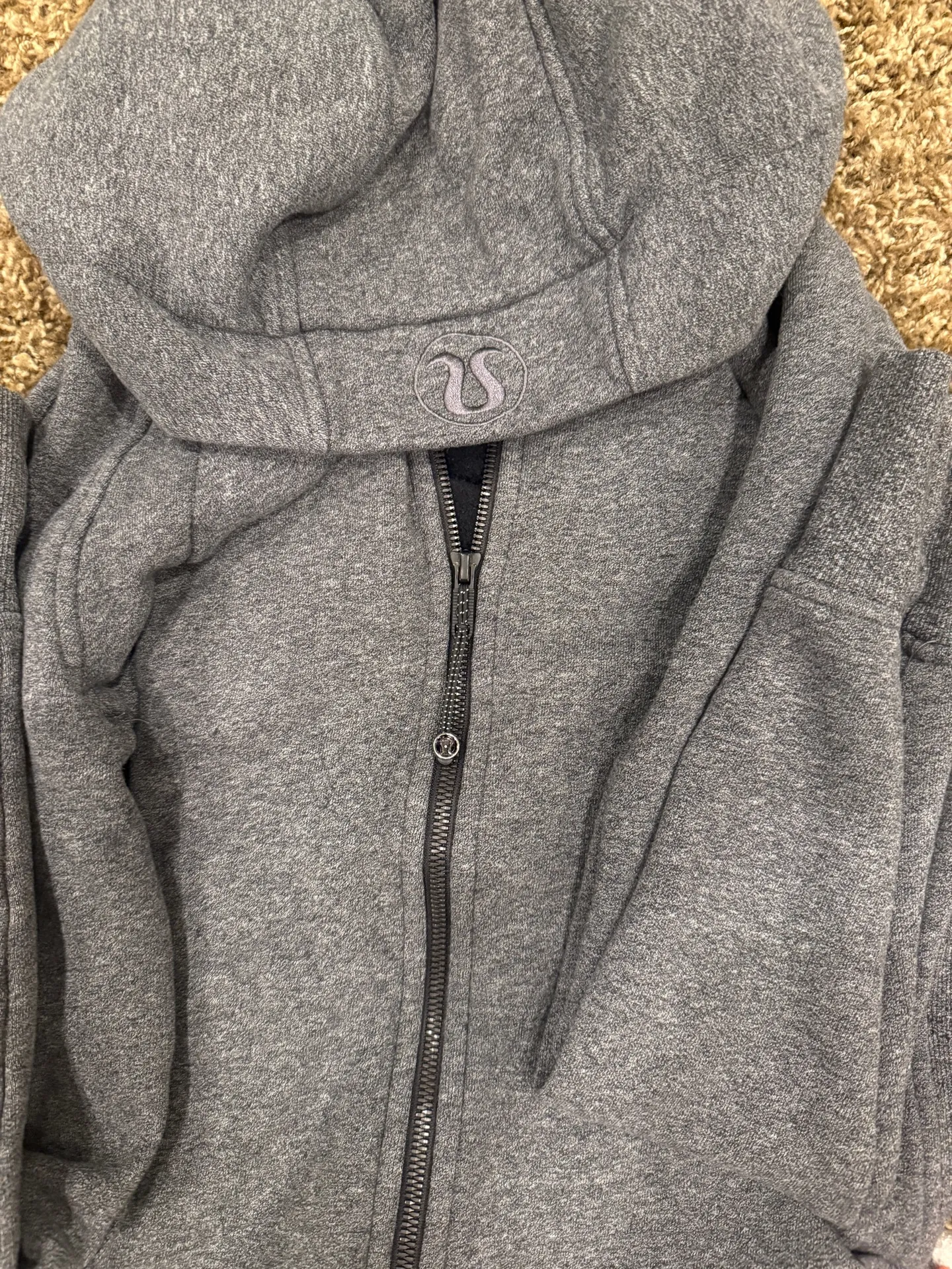 Lululemon  Full-Zip Scuba Hoodie Grey 8 - Image 3