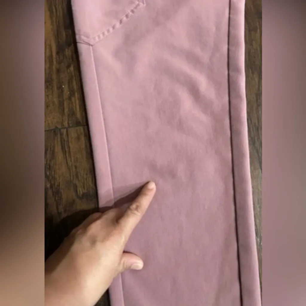 Women’s pink Figs Technical Collection medical scrubs pants joggers XS - Image 2