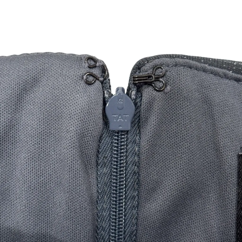 Alex Evenings Smokey Gray Sparkle Maxi Ballgown Formal Dress NWT Women Size 16 - Image 8