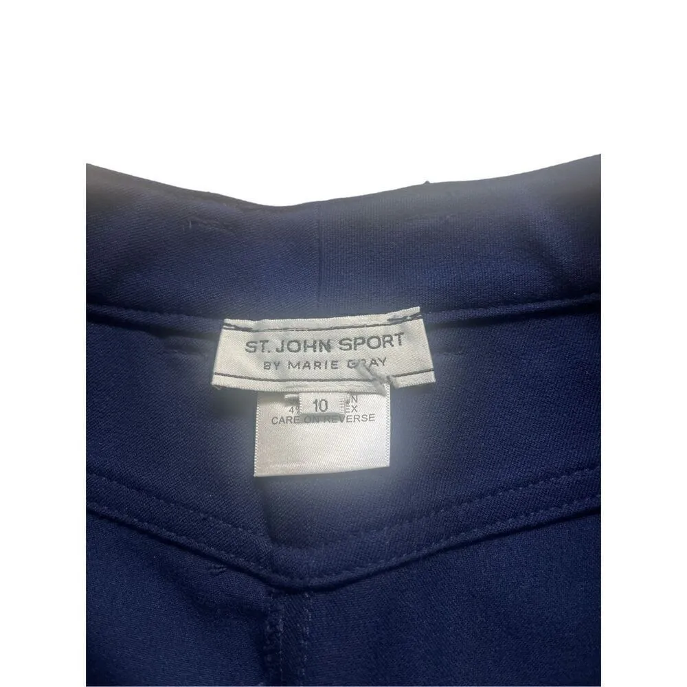 St. John  Sport navy pants sz 10 - Image 4