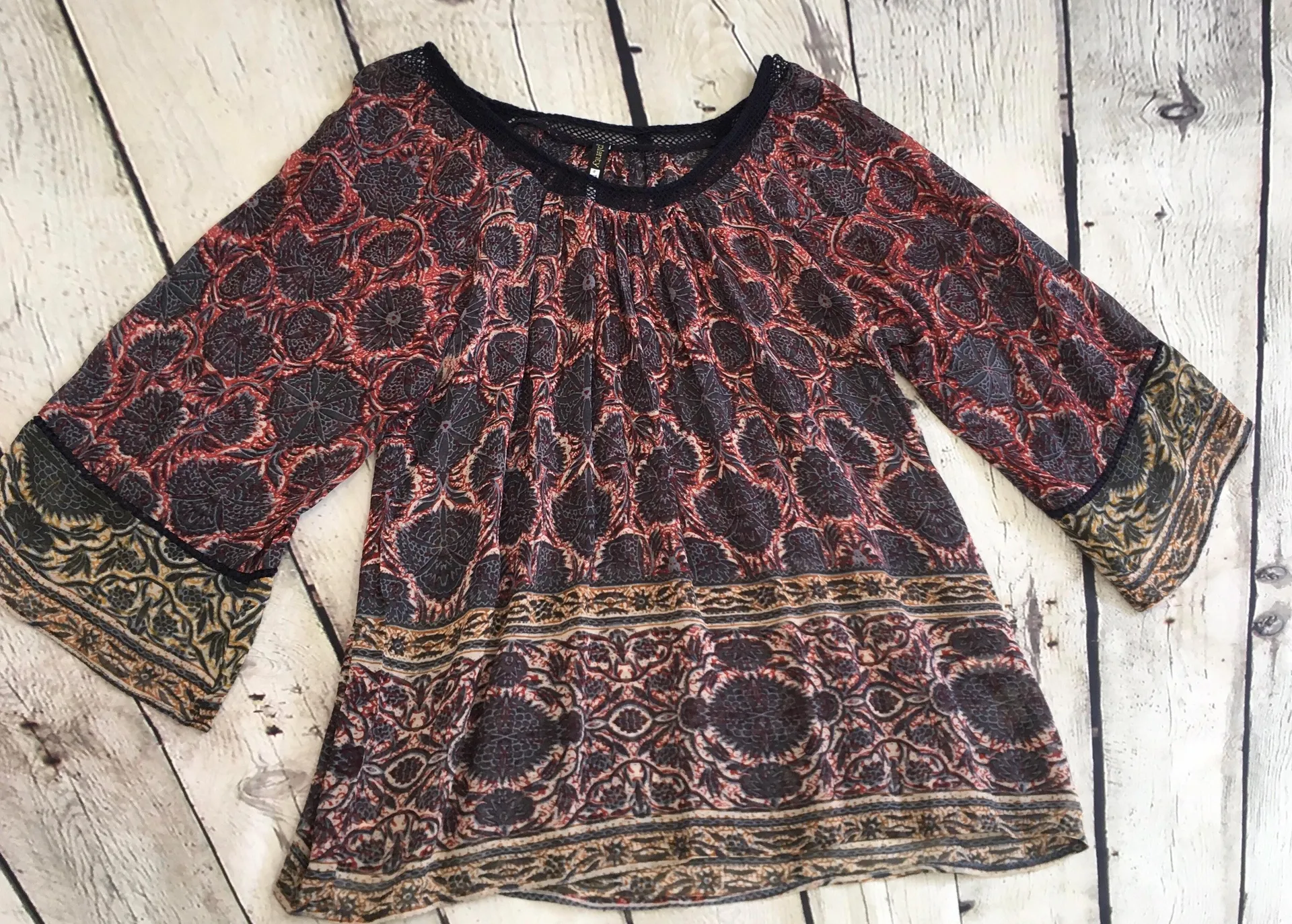 Plenty By  Boho Peasant Top - Image 7