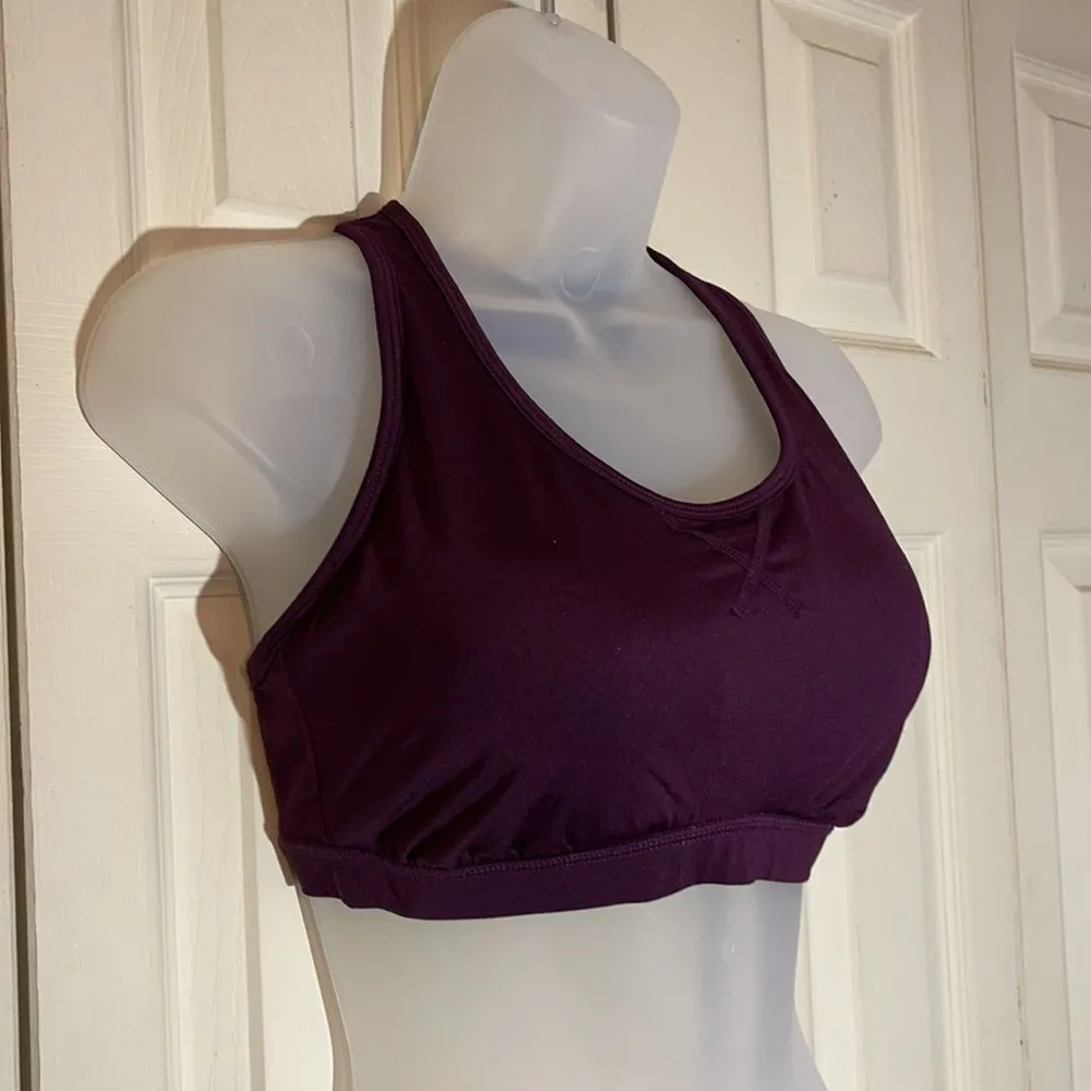 Adore Me Purple Racerback Sports Bra Purple 0X NWT - Image 7