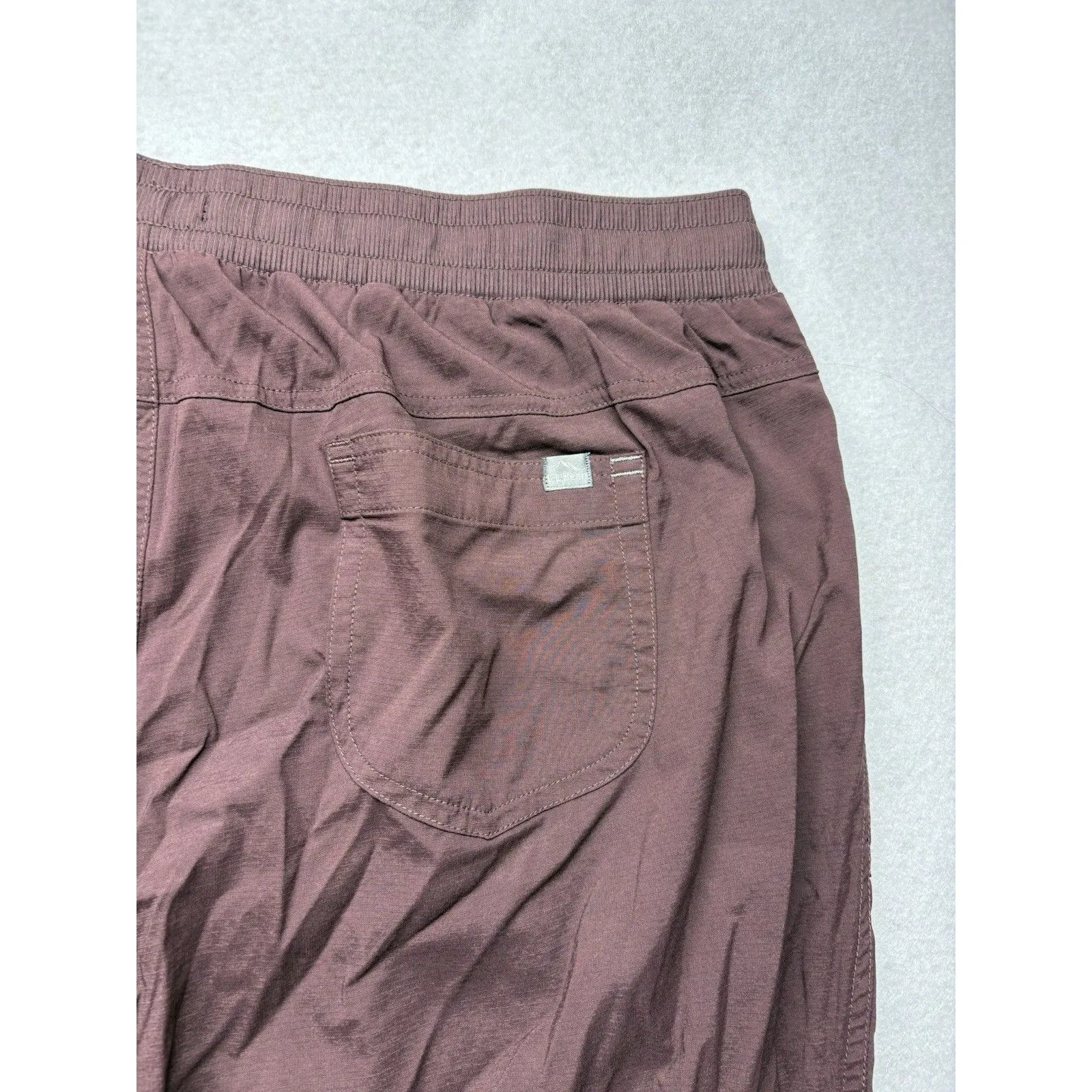 LL Bean Pants Women’s Size 2x Burgundy Vista Camp Pants Nylon Straight Outdoor Red - Image 6